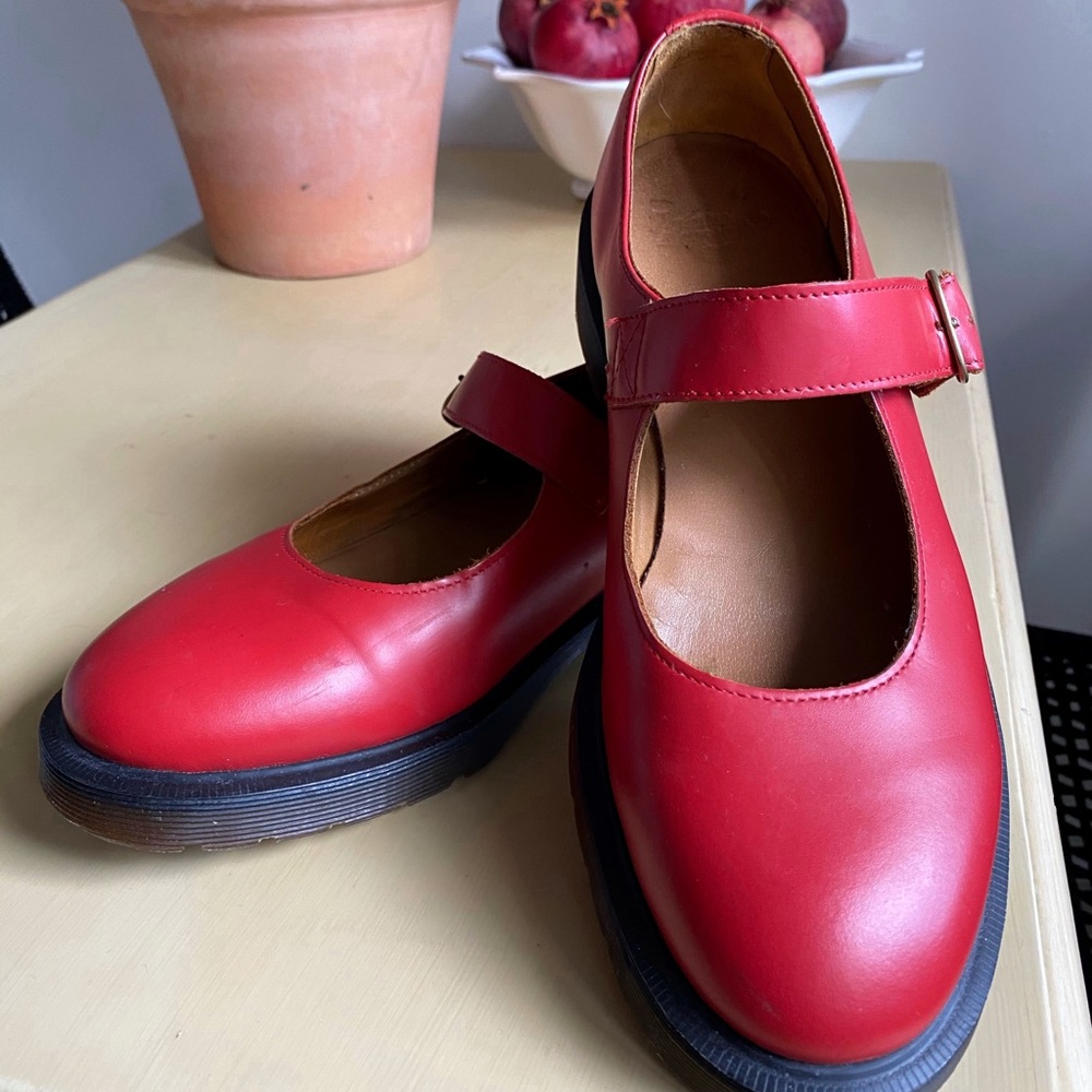 Dr Martens 5026 Red Mary Janes | Vintage Shoe